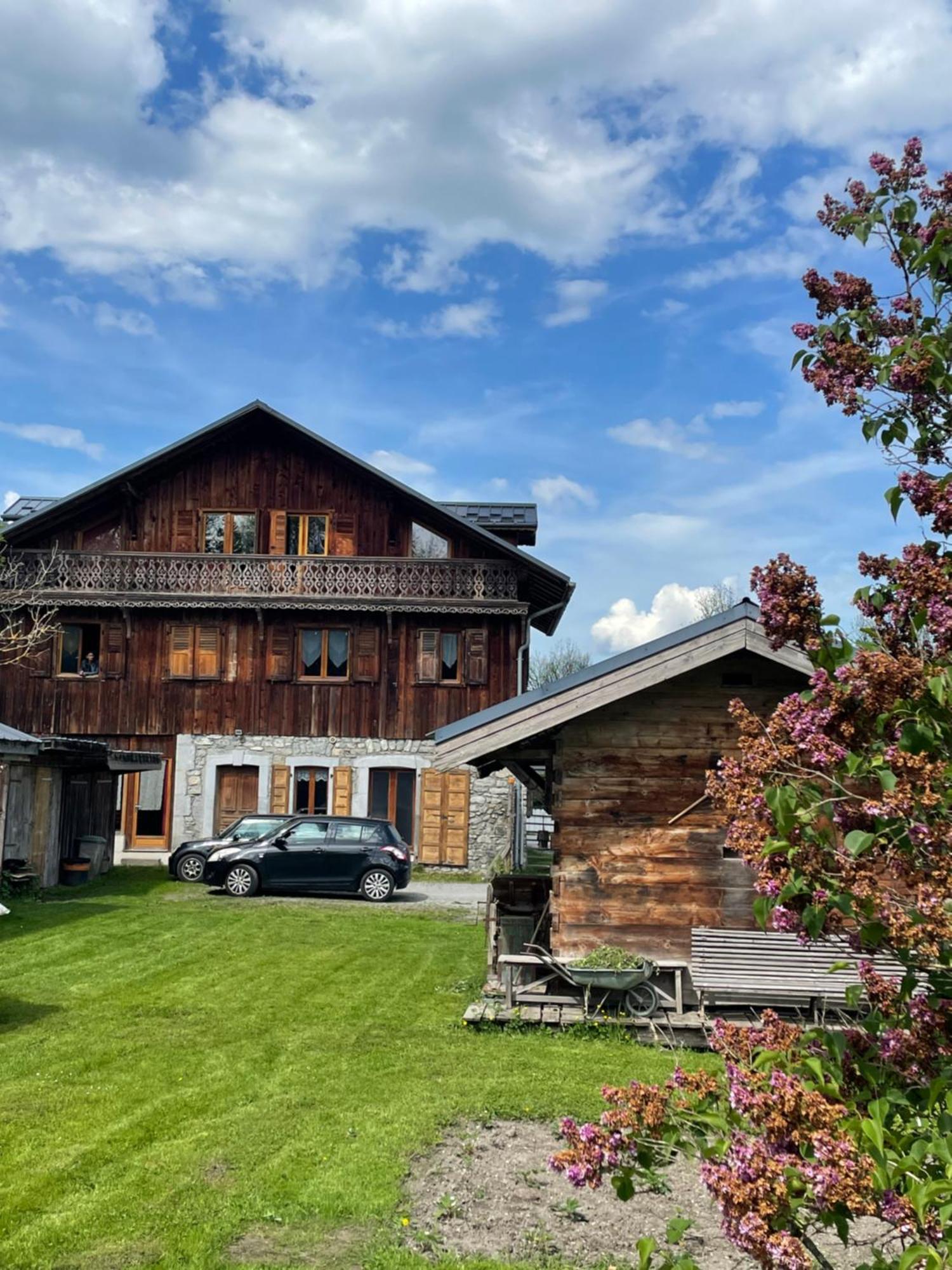Ferienwohnung Les Grand Fats Morillon Exterior foto